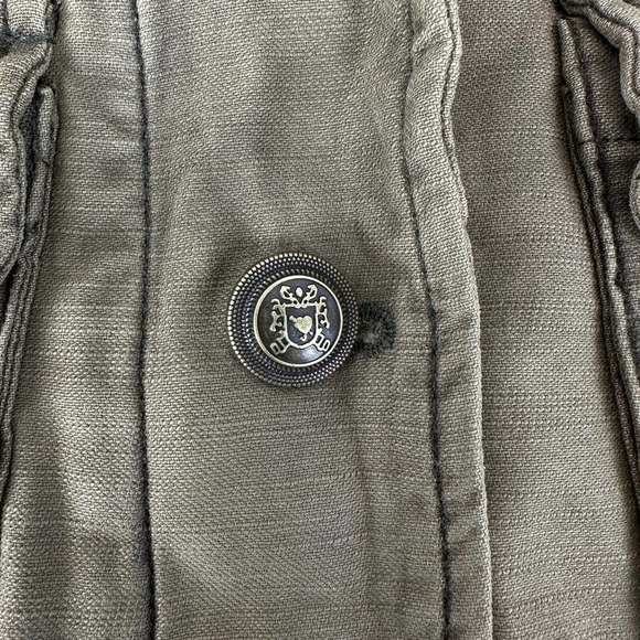 NWT Free People Not Your Brothers Surplus Military Jacket Army Green Women Small - Picture 8 of 16